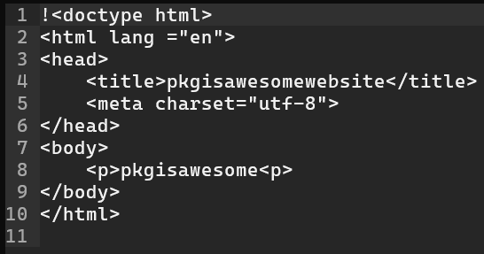 Index-tiedosto master-koneella